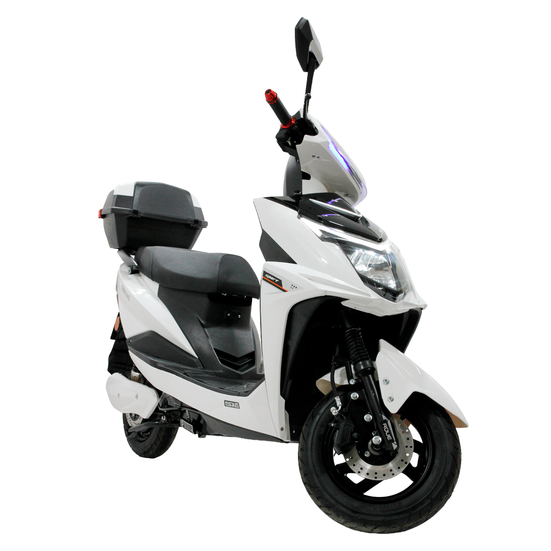 Motoneta Eléctrica Blanco y Negro ROUE ZS