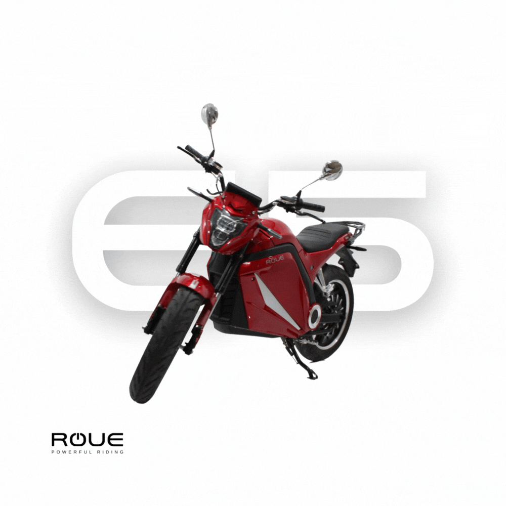 Moto Eléctrica Roja ROUE E5