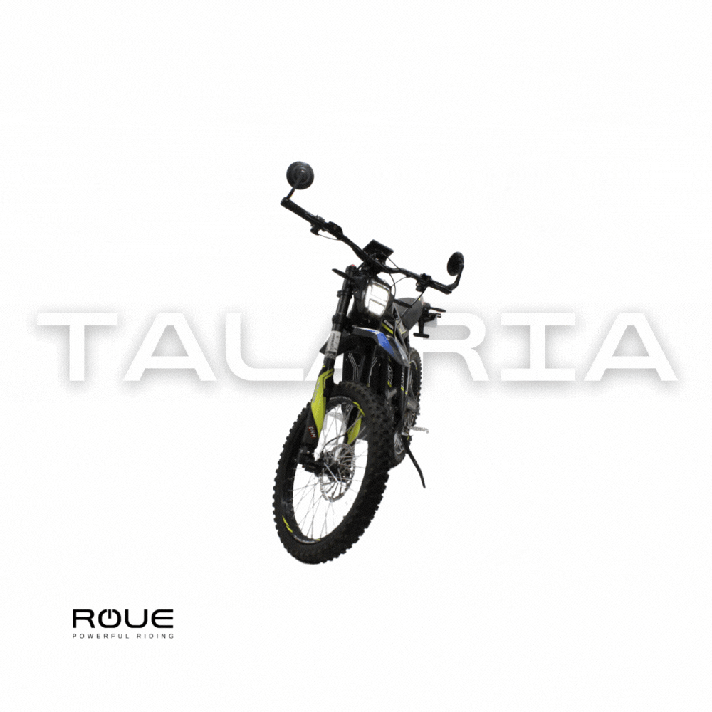 Moto Eléctrica Negra Amarilla ROUE TALARIA